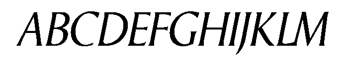 Wedge Regular Italic Font UPPERCASE