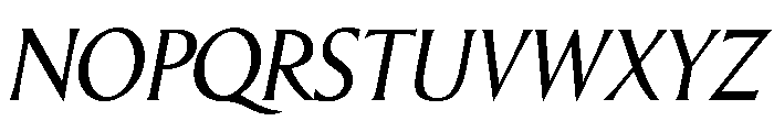 Wedge Regular Italic Font UPPERCASE