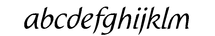 Wedge Regular Italic FONT