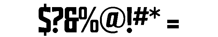Wells Grotesque Medium Font OTHER CHARS