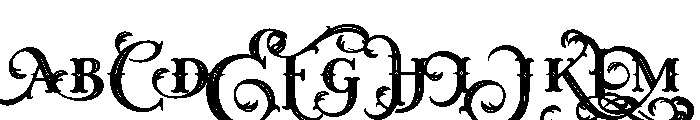 West End Decorate Font UPPERCASE