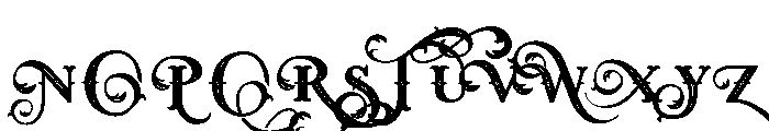 West End Decorate Font UPPERCASE