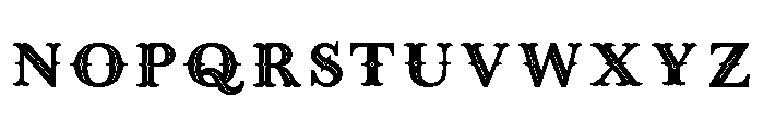 West End Decorate Font LOWERCASE