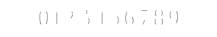 West End Inline Font OTHER CHARS