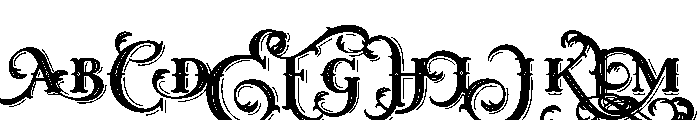 West End Shadow Font UPPERCASE