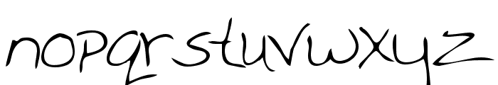 Webster Regular Font LOWERCASE