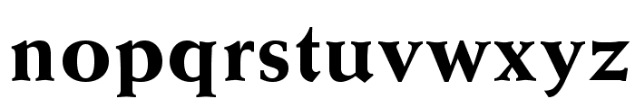 WeissStd-ExtraBold Font LOWERCASE