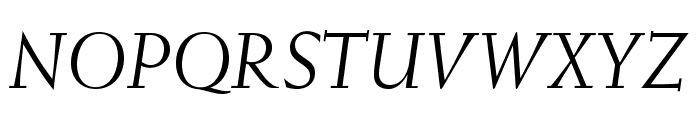 WeissStd-Italic Font UPPERCASE