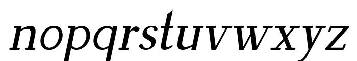 Wentworth-BoldItalic Font LOWERCASE