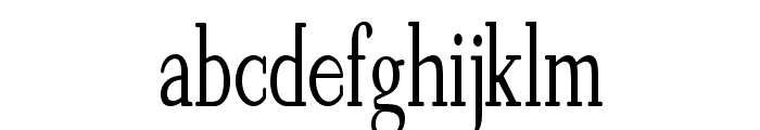 Wentworth-CondensedBold Font LOWERCASE