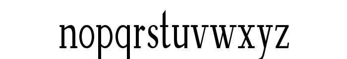 Wentworth-CondensedBold Font LOWERCASE