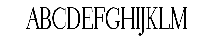 Wentworth-CondensedRegular Font UPPERCASE
