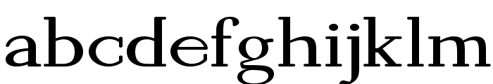 Wentworth-ExpandedBold Font LOWERCASE