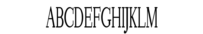 Wentworth-ExtracondensedBold Font UPPERCASE