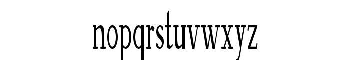 Wentworth-ExtracondensedBold Font LOWERCASE
