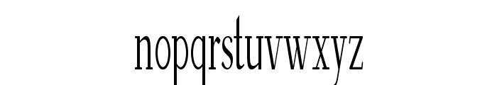 Wentworth-ExtracondensedRegular Font LOWERCASE