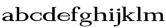 Wentworth-ExtraexpandedBold Font LOWERCASE