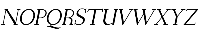 Wentworth-Italic Font UPPERCASE