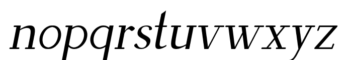 Wentworth-Italic Font LOWERCASE