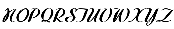Westfield-BoldItalic Font UPPERCASE