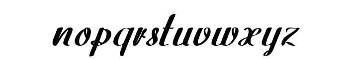 Westfield-BoldItalic Font LOWERCASE