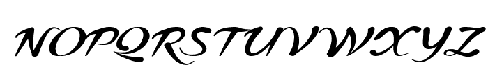 Westphalia-BoldItalic Font UPPERCASE