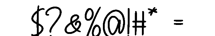 WHISKERWISH Font OTHER CHARS