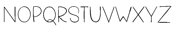 WHISPER NOTE Font UPPERCASE