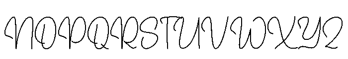 Which Paradise Font UPPERCASE