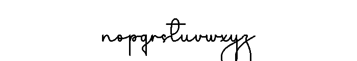 Which Paradise Font LOWERCASE