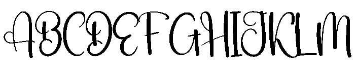 Whicker Signature Font UPPERCASE