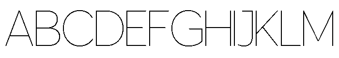 Whickering Thin Font UPPERCASE