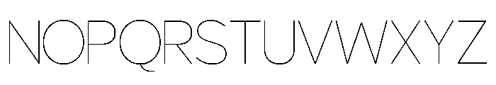Whickering Thin Font UPPERCASE