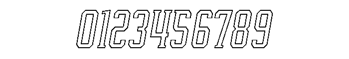 While Alive Outline Italic Italic Font OTHER CHARS
