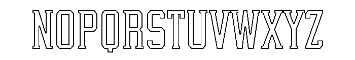 While Alive Outline Regular Font UPPERCASE