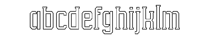 While Alive Outline Regular FONT