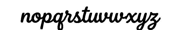 Whimfey Regular Font LOWERCASE