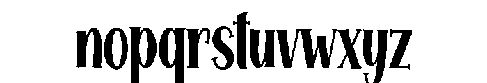 Whimora Font LOWERCASE