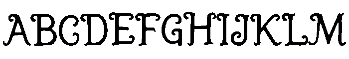 Whimsera Font UPPERCASE