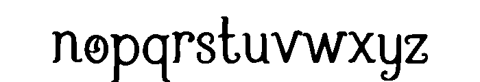 Whimsera Font LOWERCASE