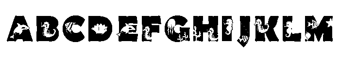 Whimsical Deepsea Font UPPERCASE