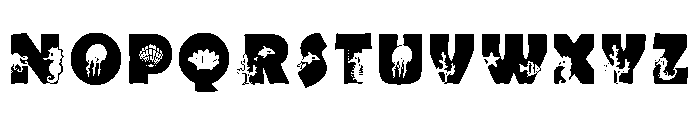 Whimsical Deepsea Font LOWERCASE