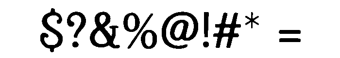 Whimsical Looking Font OTHER CHARS