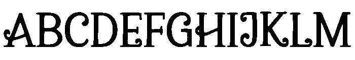Whimsical Looking Font UPPERCASE