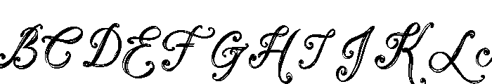 Whimsical Memories Font UPPERCASE