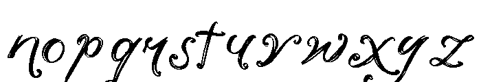 Whimsical Memories Font LOWERCASE