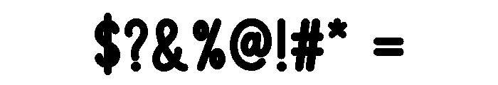 Whimsical Retro Font OTHER CHARS
