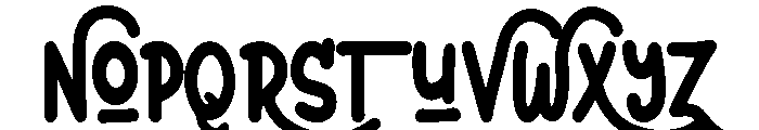 Whimsical Retro Font LOWERCASE
