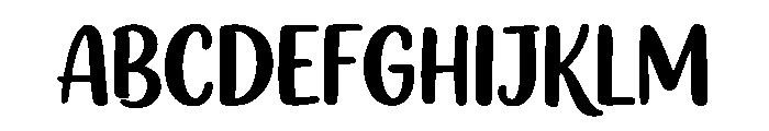 Whimsical Spring Font UPPERCASE