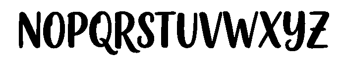 Whimsical Spring Font LOWERCASE